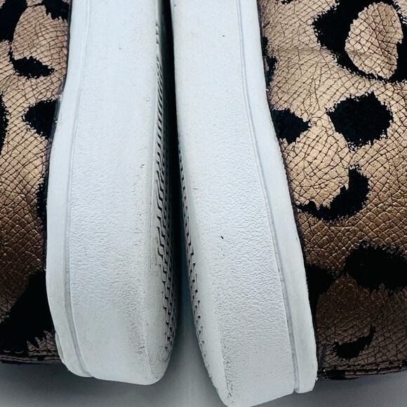 OLD SOLE Leopard Leather animal print GIRLS Kids 3.5 - 34 euro Quality excellent - Picture 9 of 16